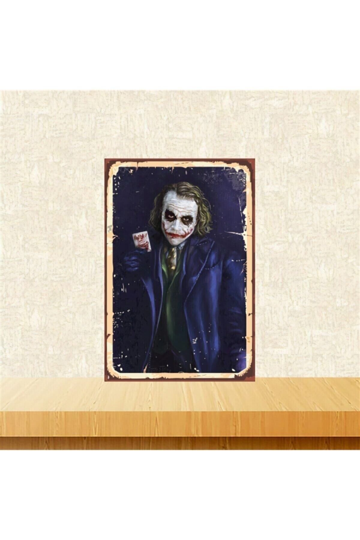 Joker Why So Serious 20-30 Cm Retro Ahşap Tablo Tkfx5017