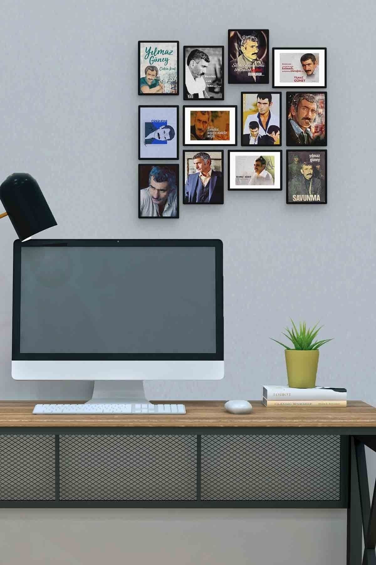 Yılmaz Güney 12 Parça Mdf (ahşap) Tablo Ofis Boyu