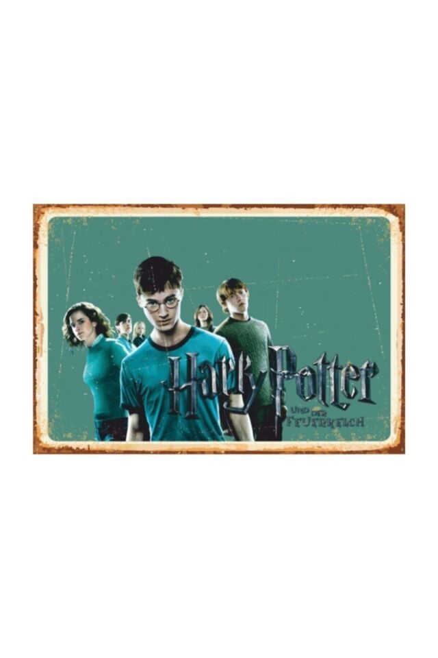 Harry Potter Sahne Retro Vintage Ahşap Poster