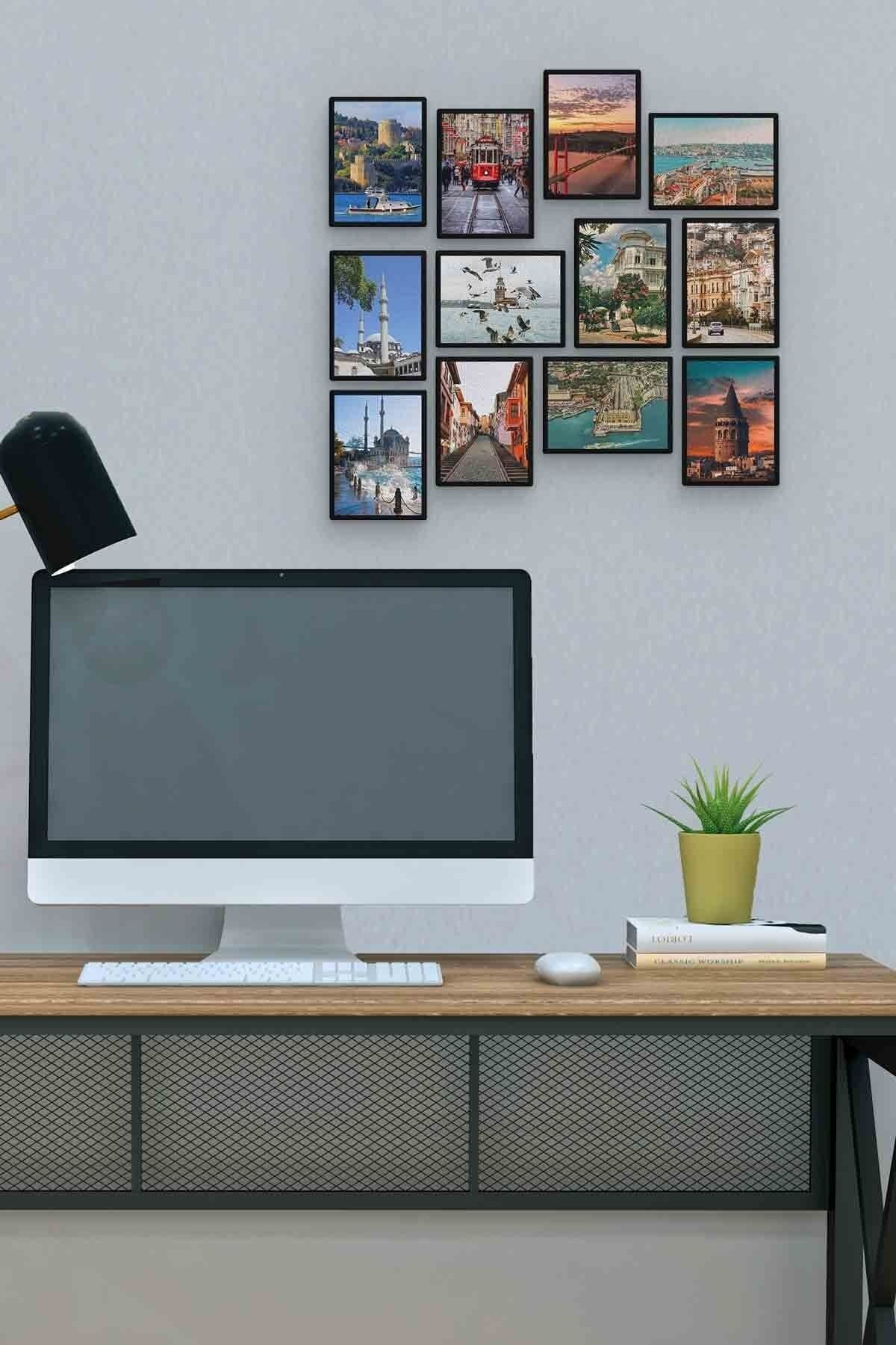 Toy Story 12 Parça Mdf (ahşap) Tablo Ofis Boyu