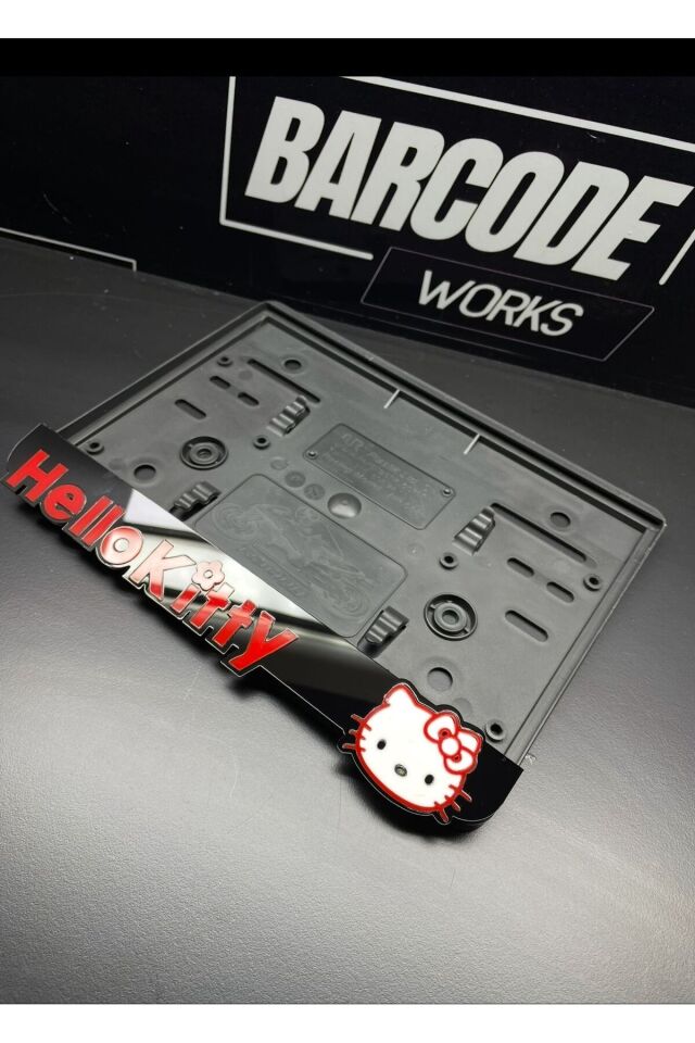 HELLO KİTTY MOTOR PLAKALIK