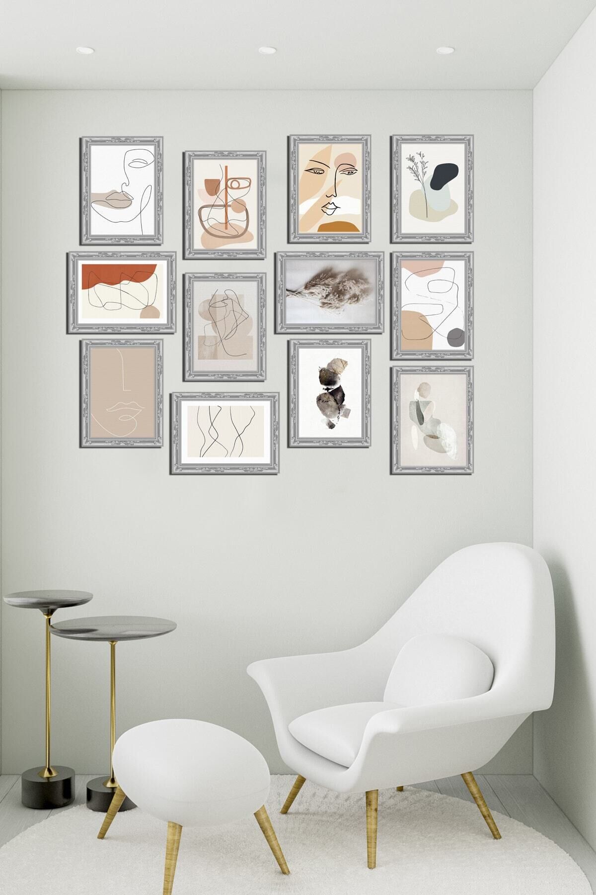 Modern Style 12 Parçalı Mdf Tablo Mck096