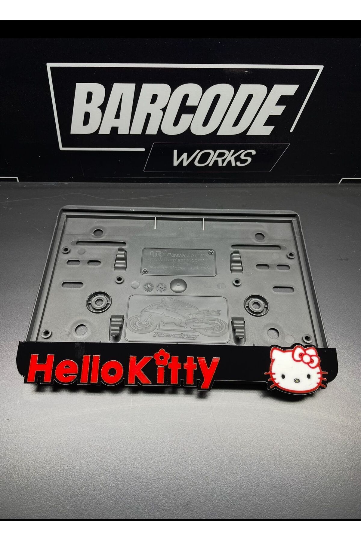 HELLO KİTTY MOTOR PLAKALIK
