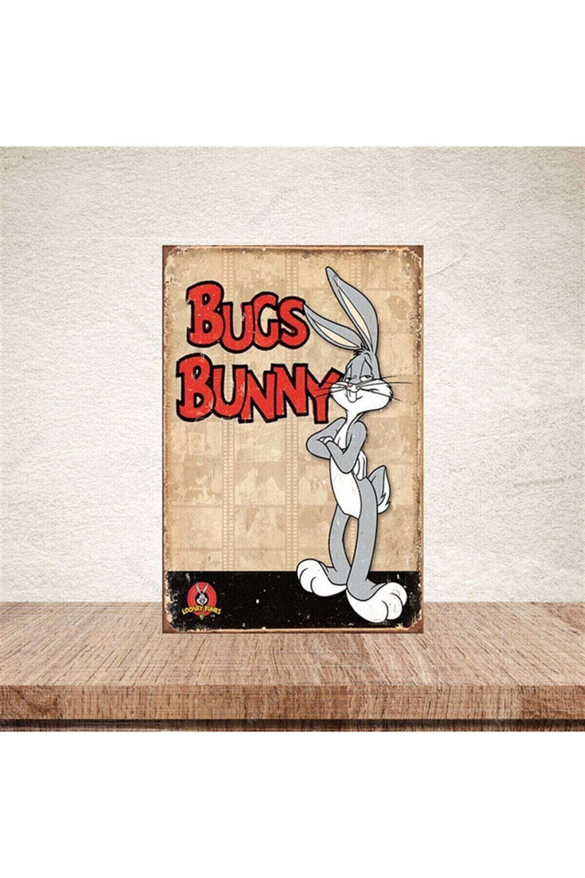 Bugs Bunny Retro Ahşap Poster