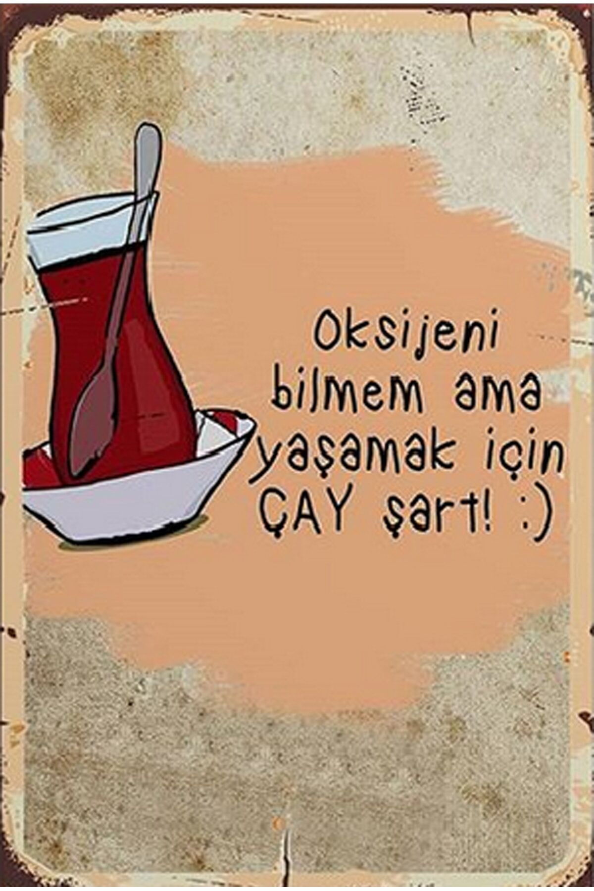Retro Ahşap Poster