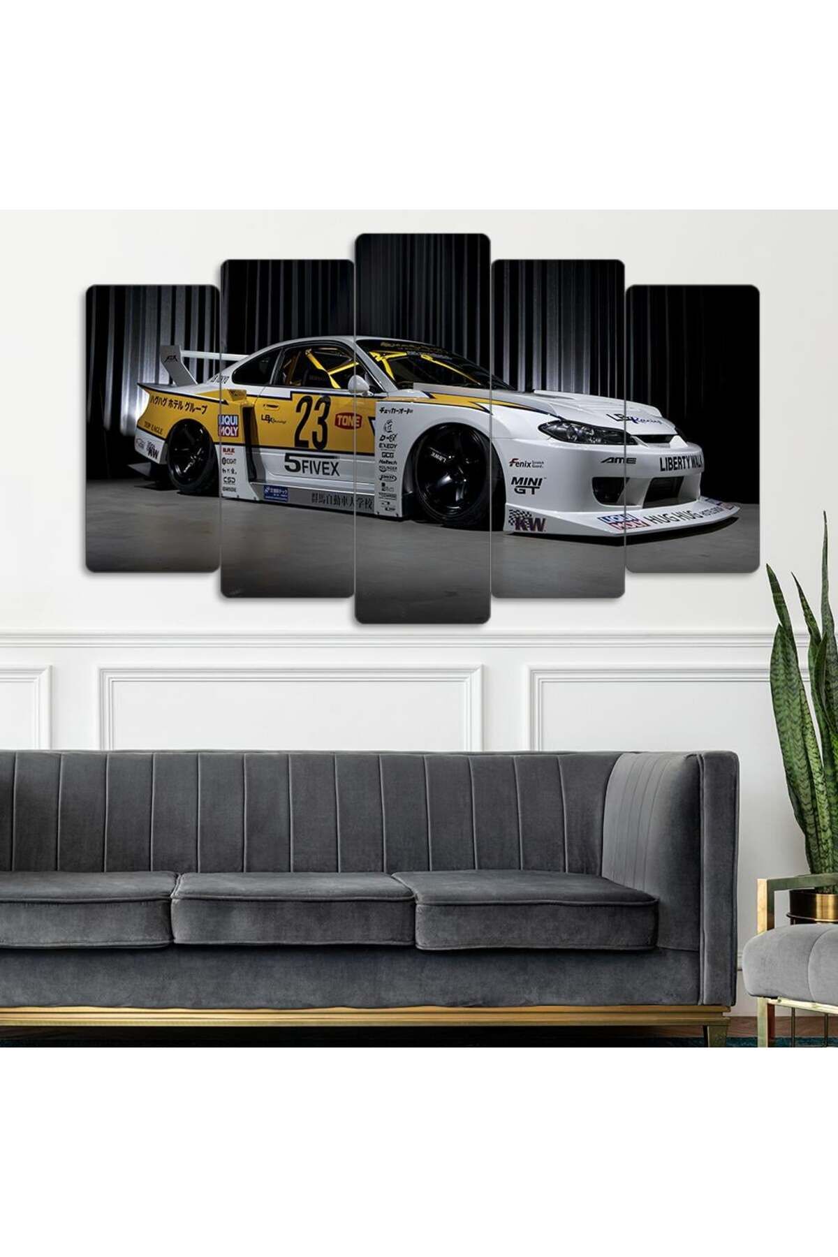 Nissan Silvia S15, Liberty Walk - 5 Parçalı Araba Tablo