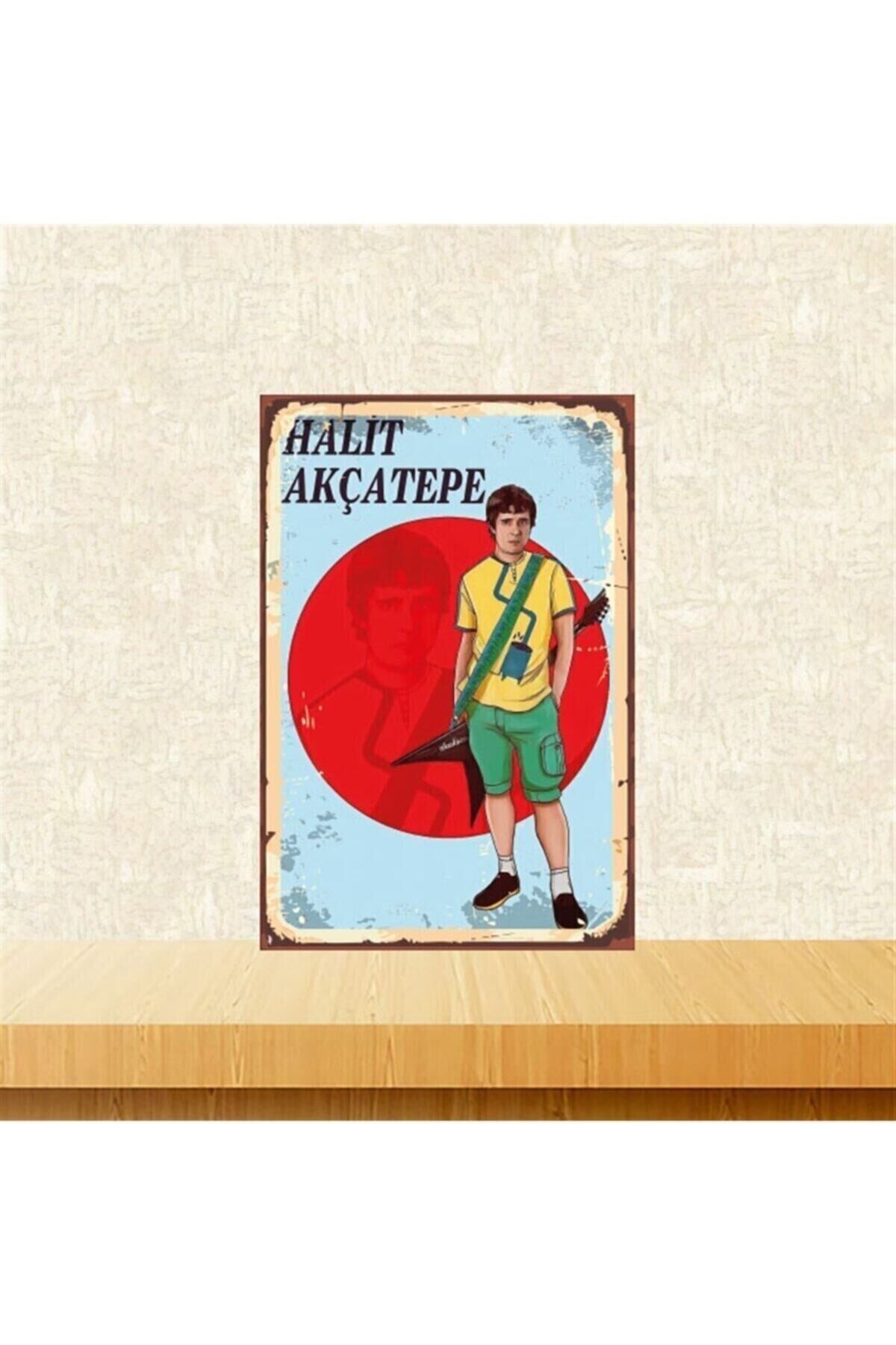 Halit Akçatepe 20-30 Cm Retro Ahşap Tablo Tkfx4920