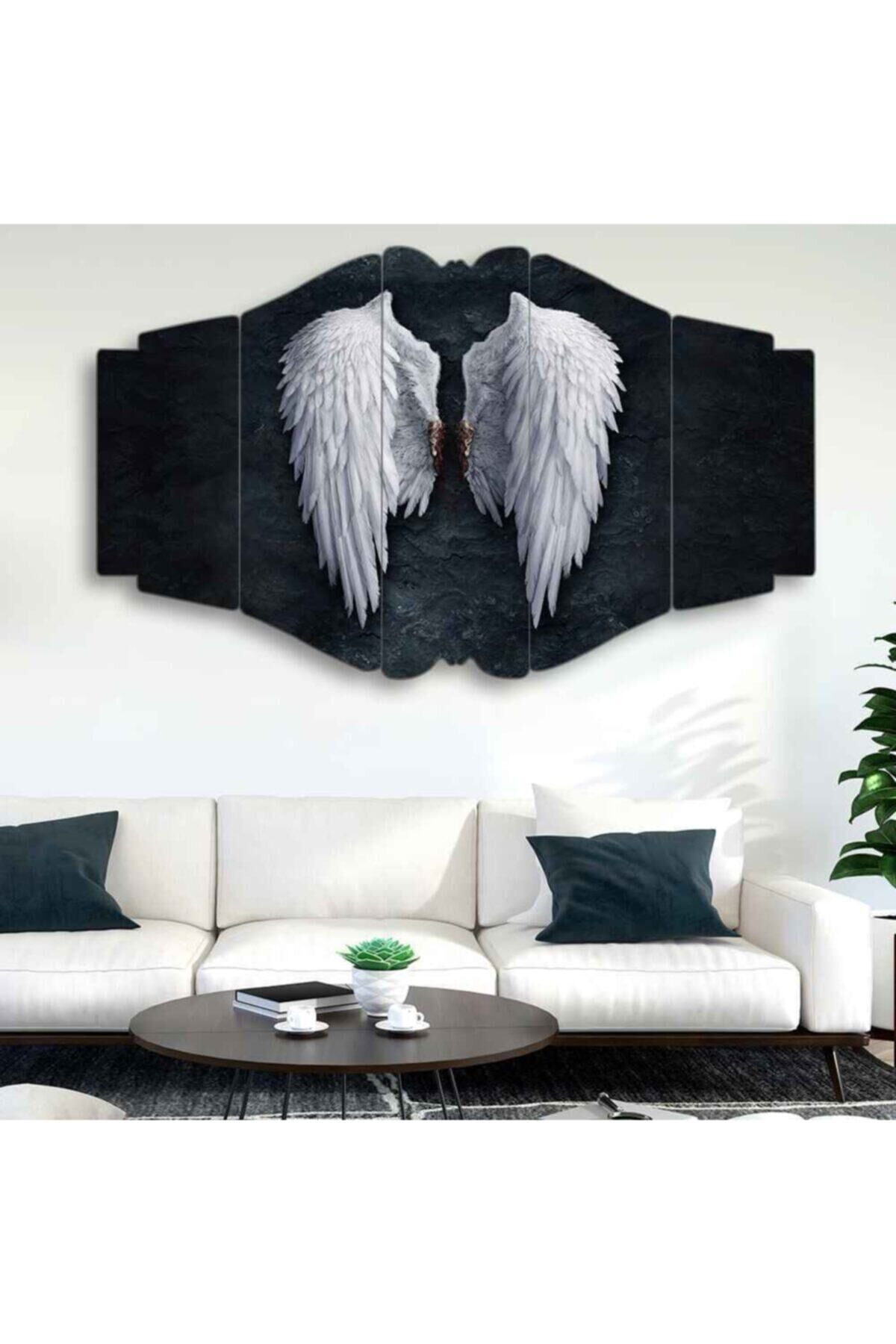 Melek Kanadı - 5 Parçalı Tablo