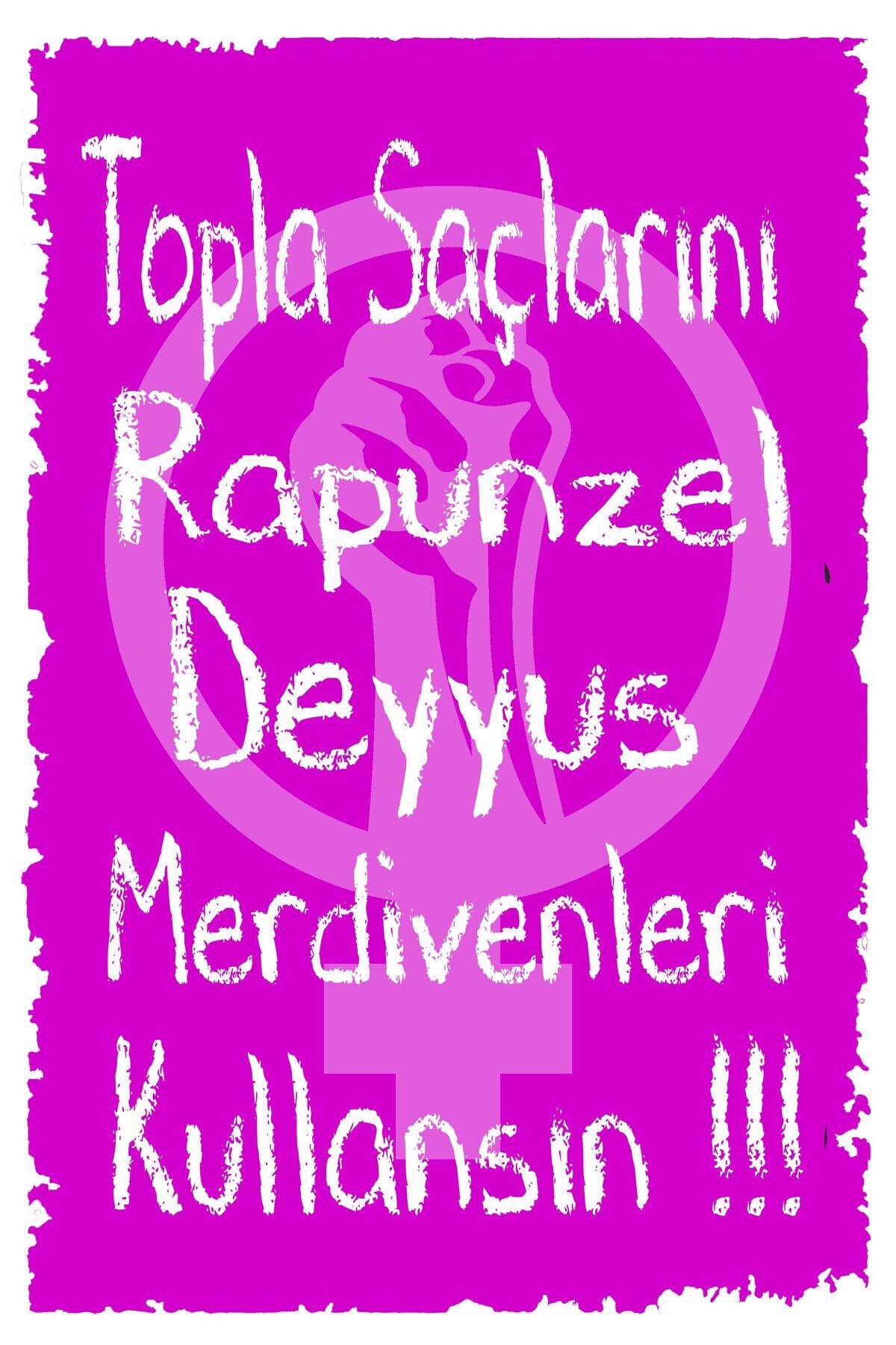 Yazılı Retro Ahşap Poster