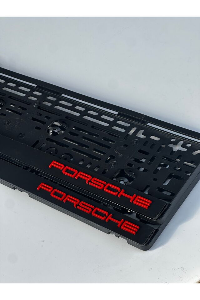 MAT PLEKSİ TAKMATİK PLAKALIK PORSCHE MODEL