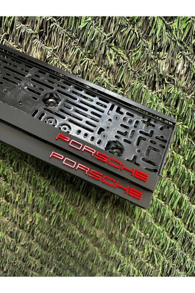 MAT PLEKSİ TAKMATİK PLAKALIK PORSCHE MODEL