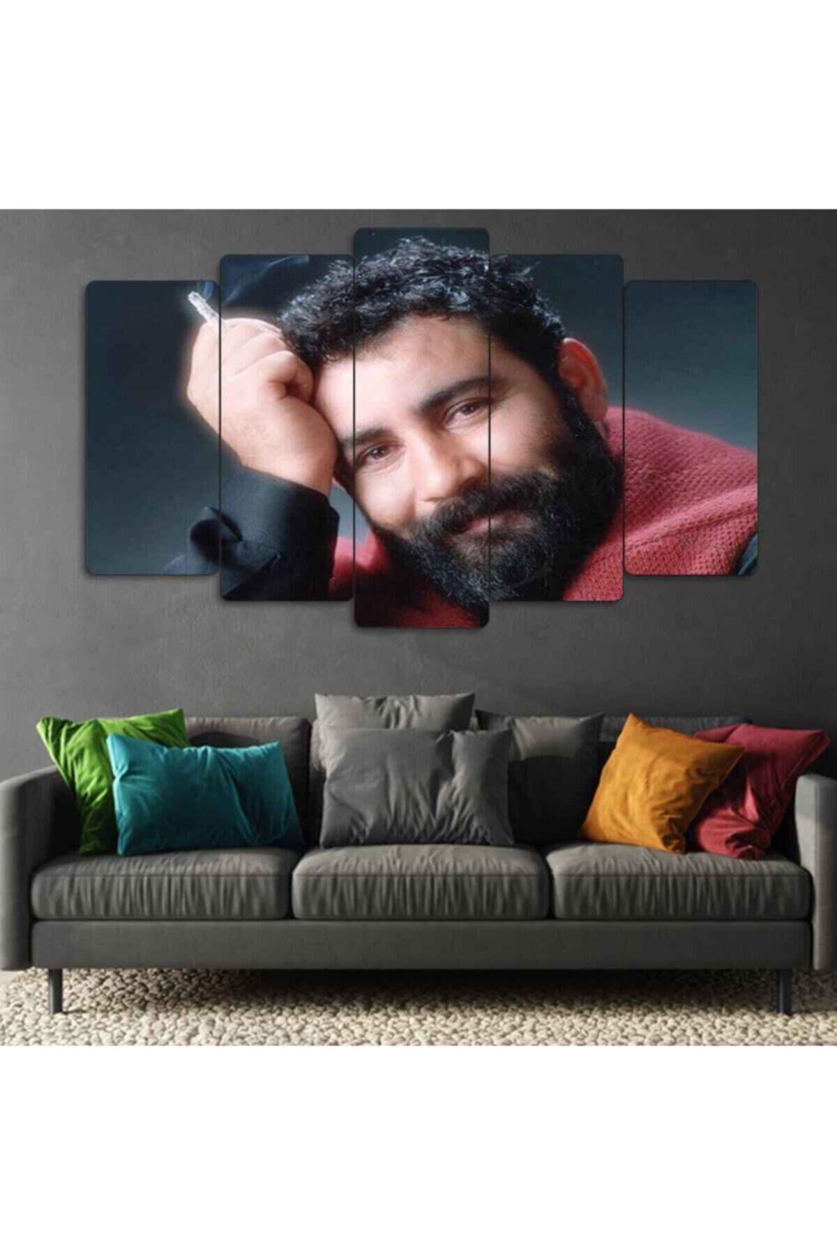 Ahmet Kaya - 5 Parçalı Mdf Tablo