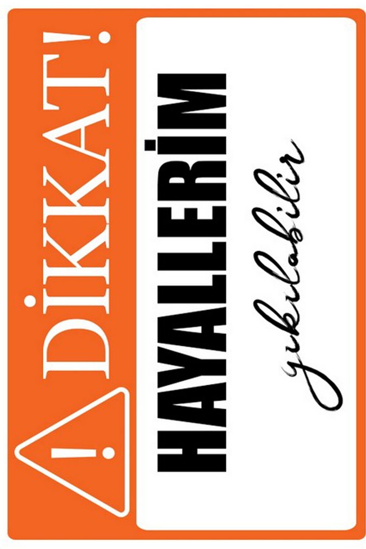 Yazılı Retro Ahşap Poster