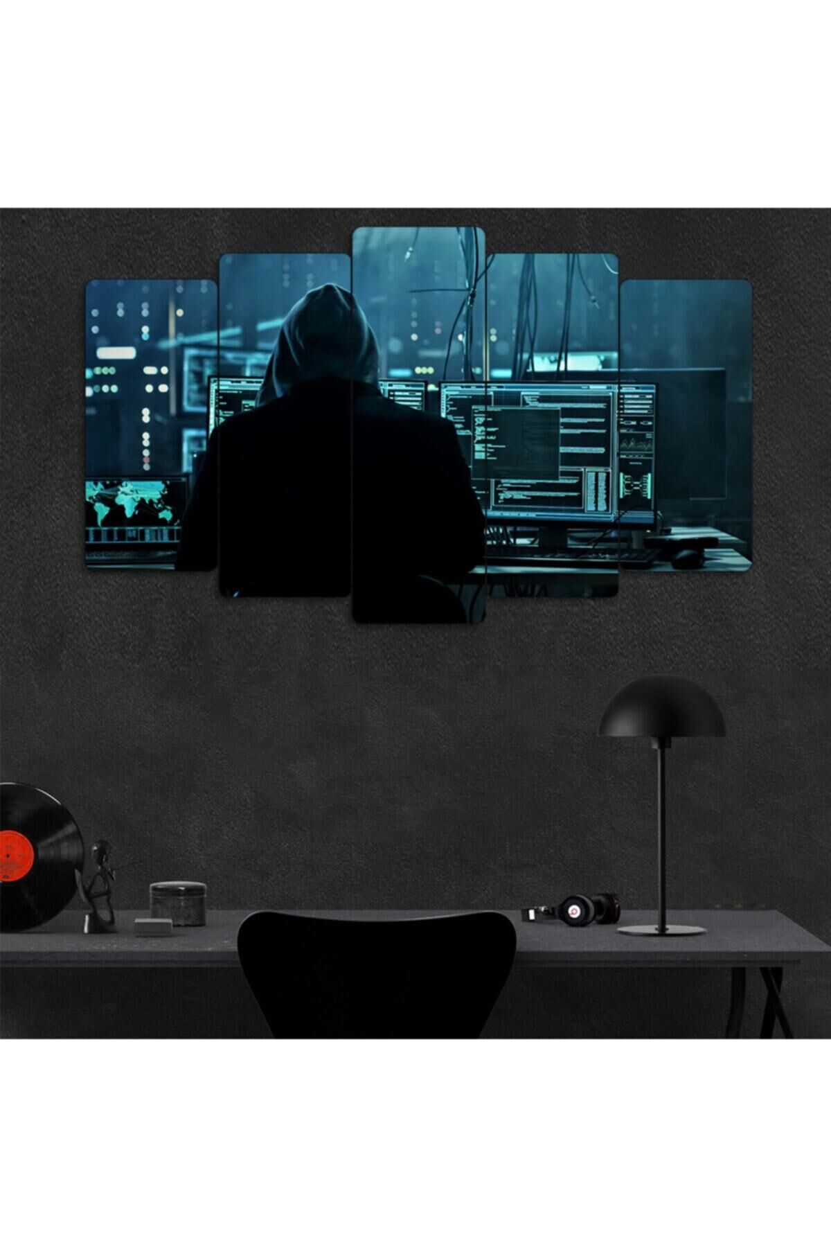 Hacker Tablo 5 Parçalı