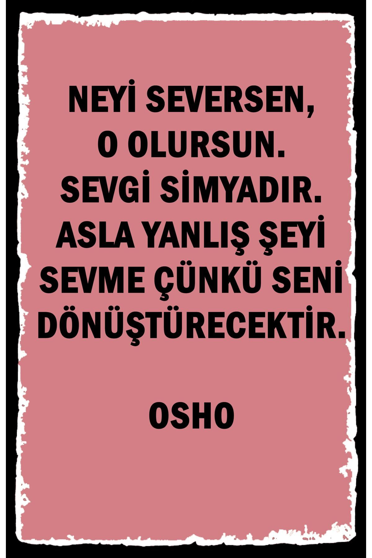 Yazılı Retro Ahşap Poster