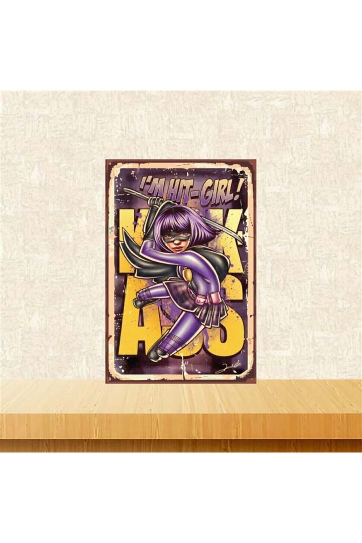 Kill Bill Karakter Retro Ahşap Poster 20 30 cm