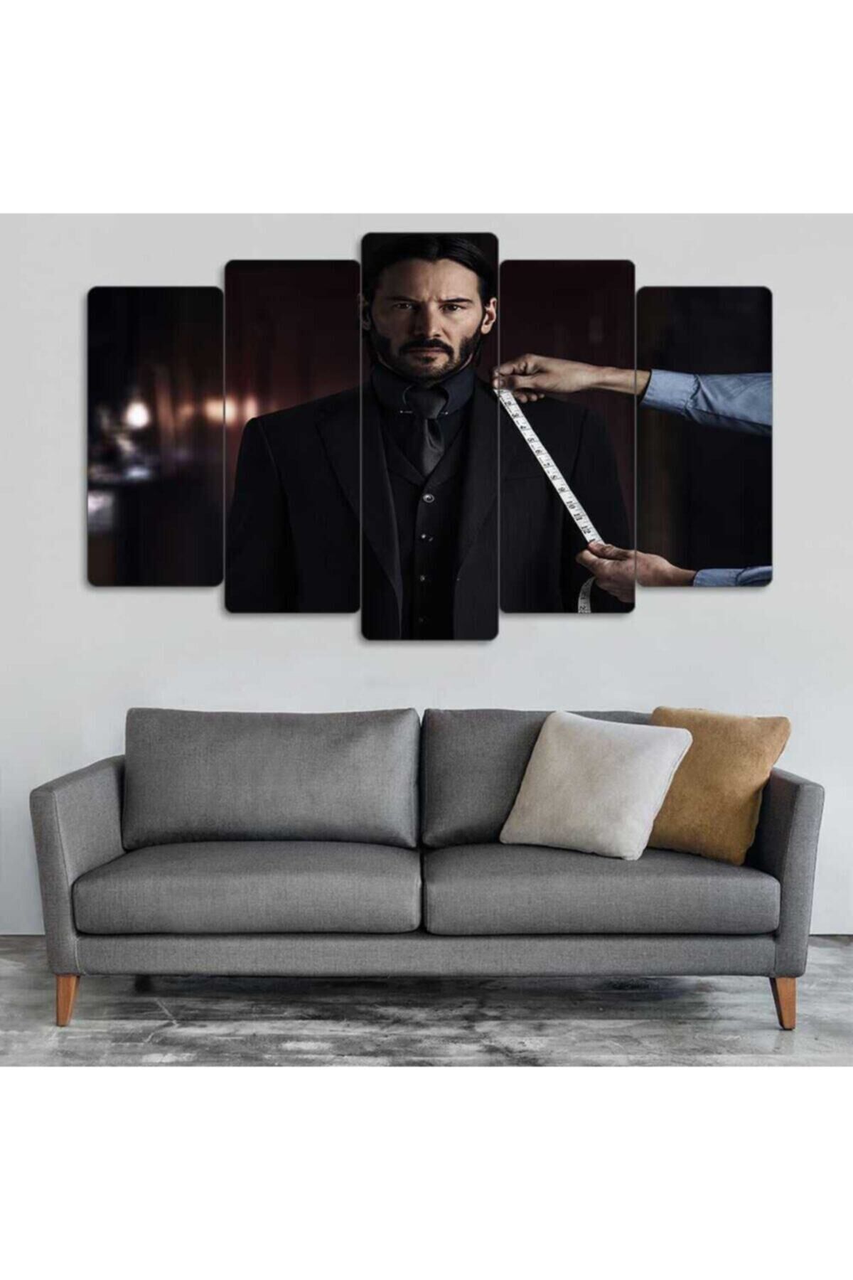 John Wick - 5 Parçalı Tablo