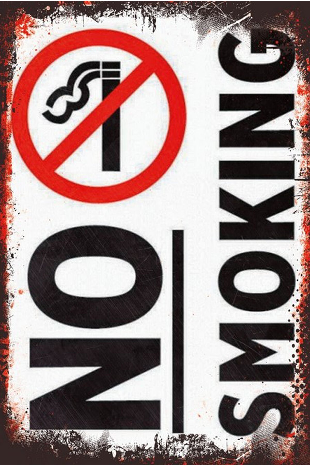 Yazılı Retro Ahşap Poster