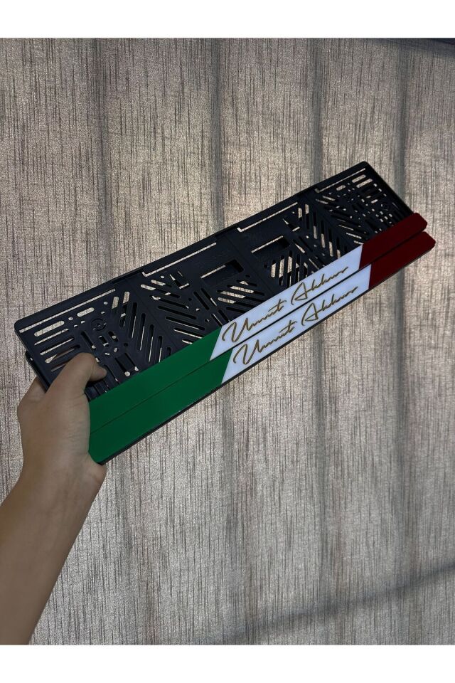 3 Renk Ki?şi?ye Özel Pleksi? Plakalik