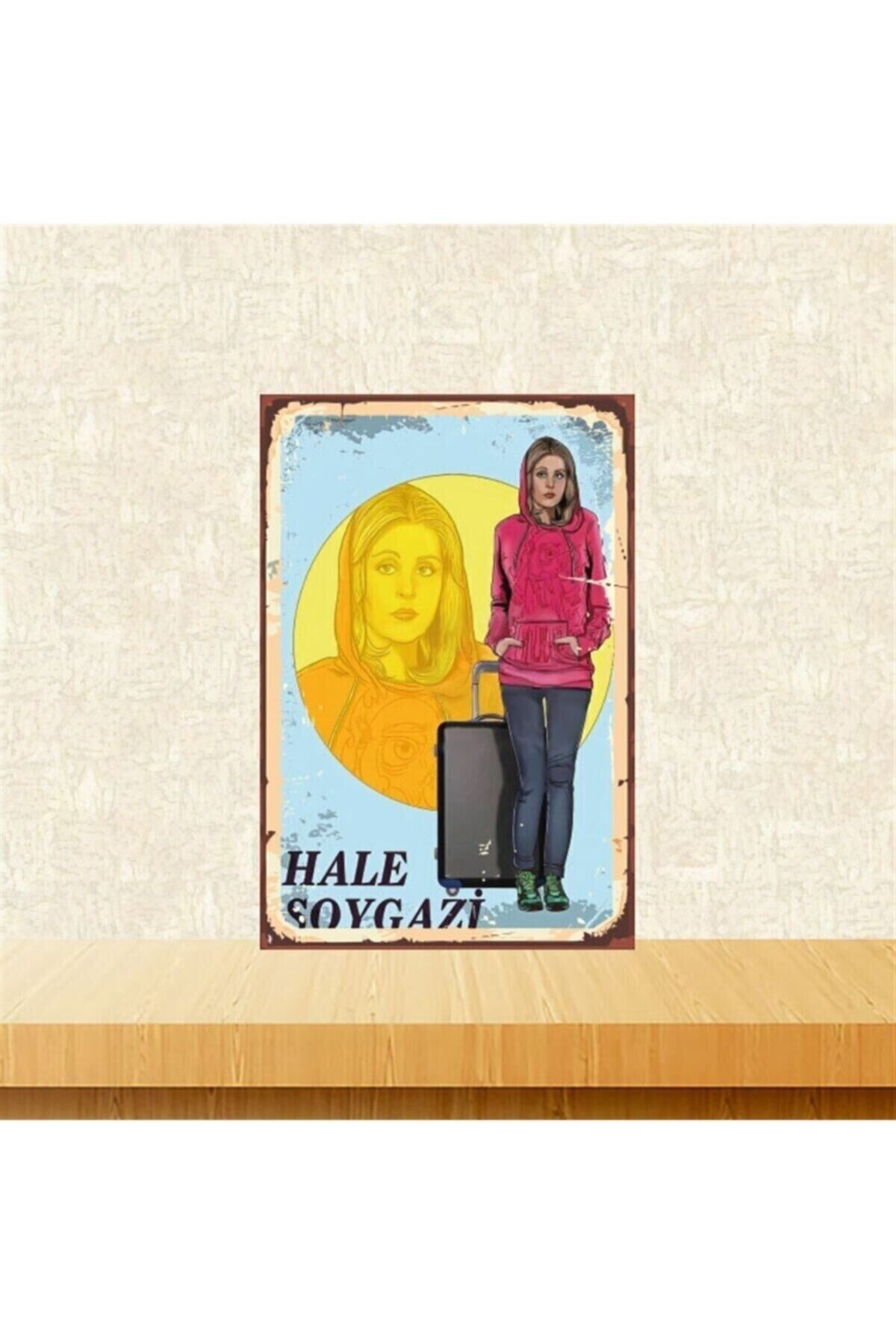Hale Soygazi 20-30 Cm Retro Ahşap Tablo Tkfx4906