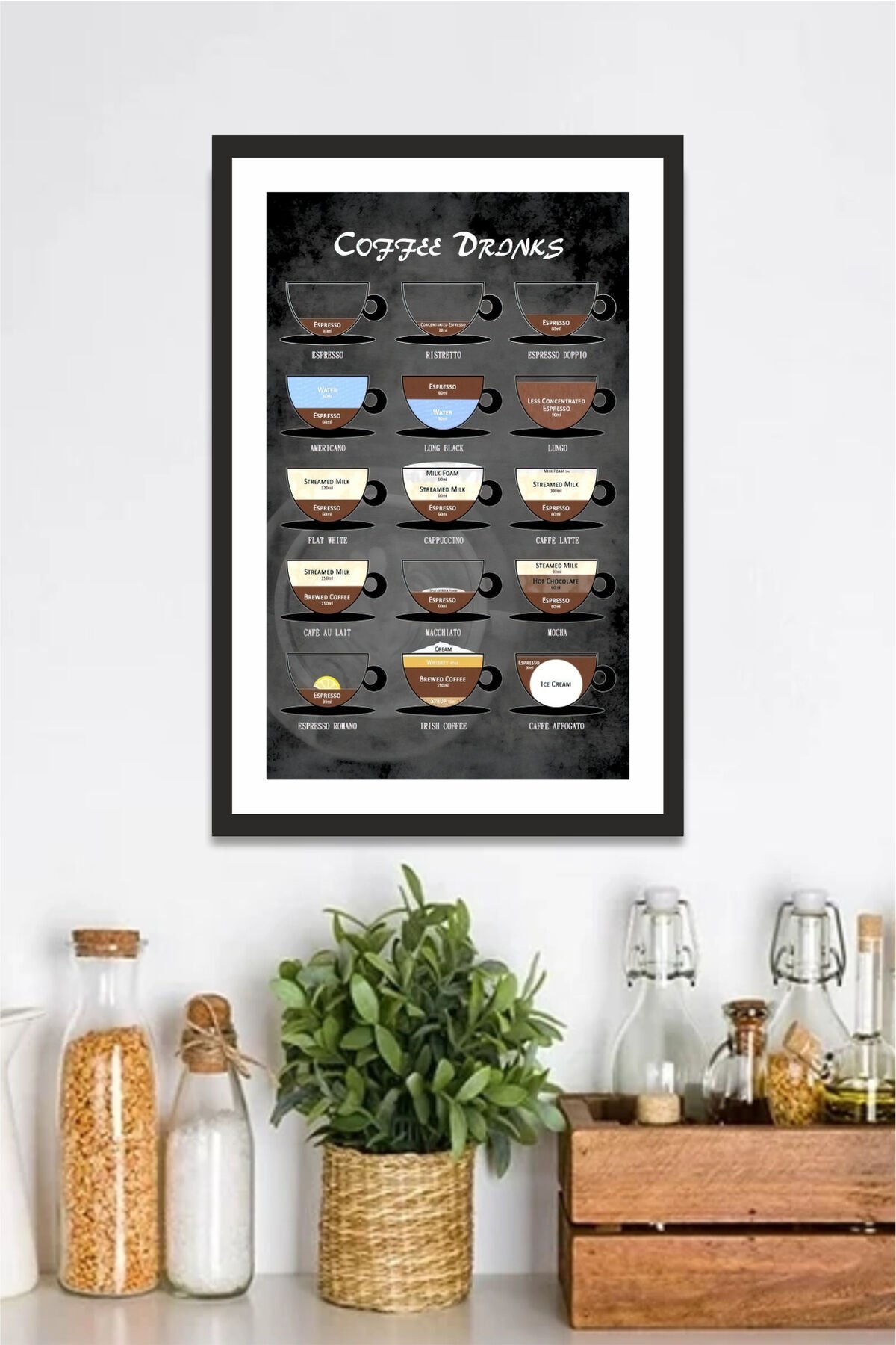 mutfak tasarımlı Çerçeve Görünümlü Mdf Tablo