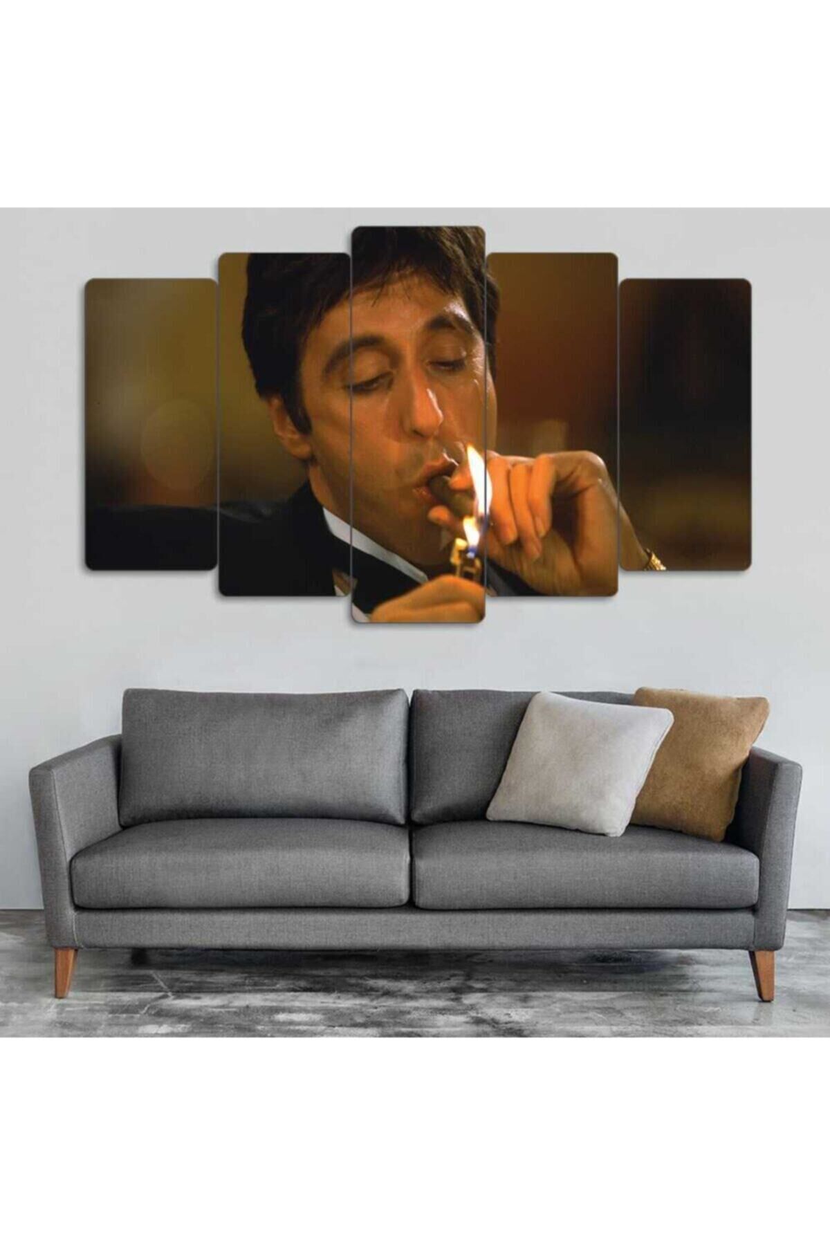 Scarface - 5 Parçalı Tablo