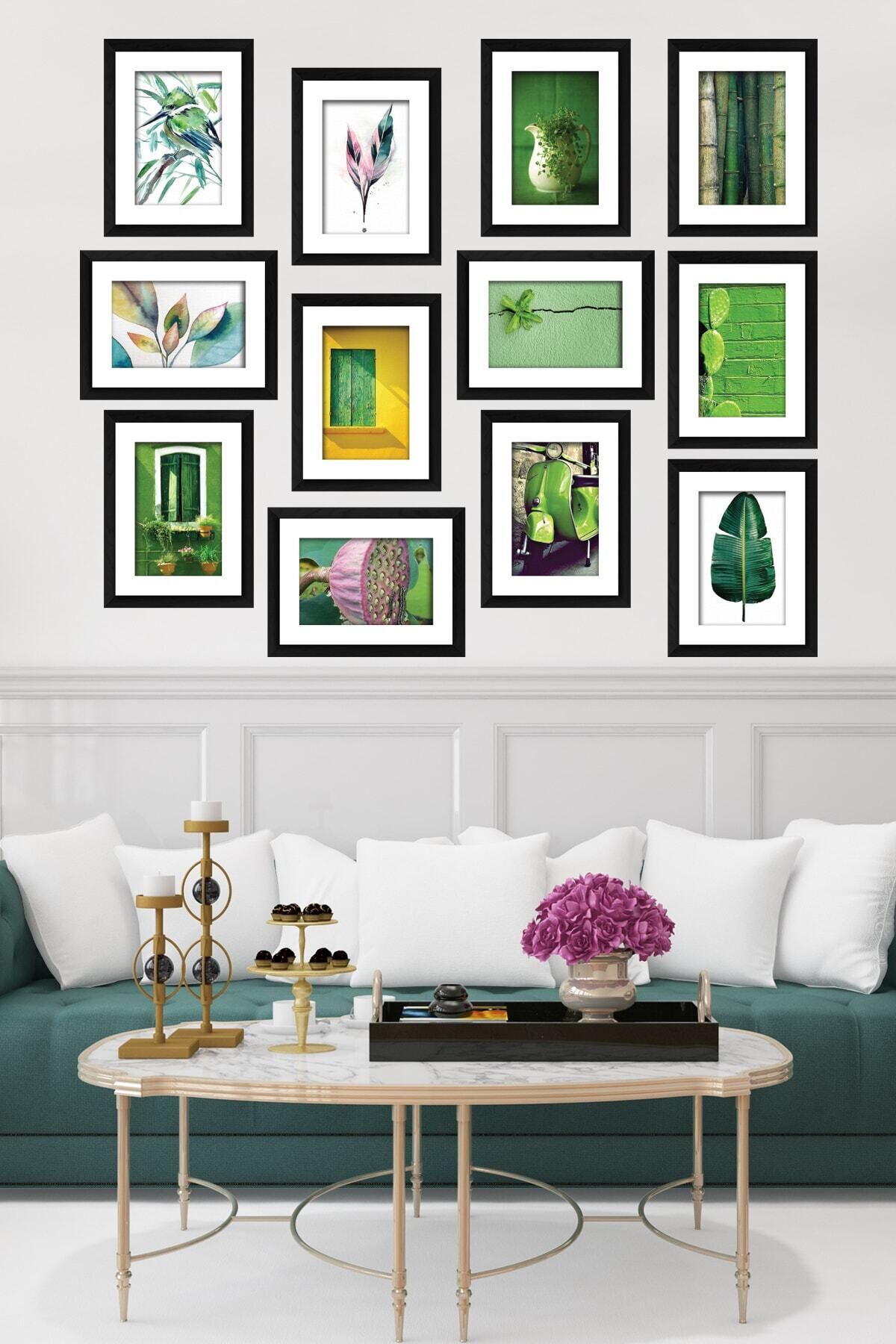 Modern Style 12 Parçalı Mdf Tablo Mck002