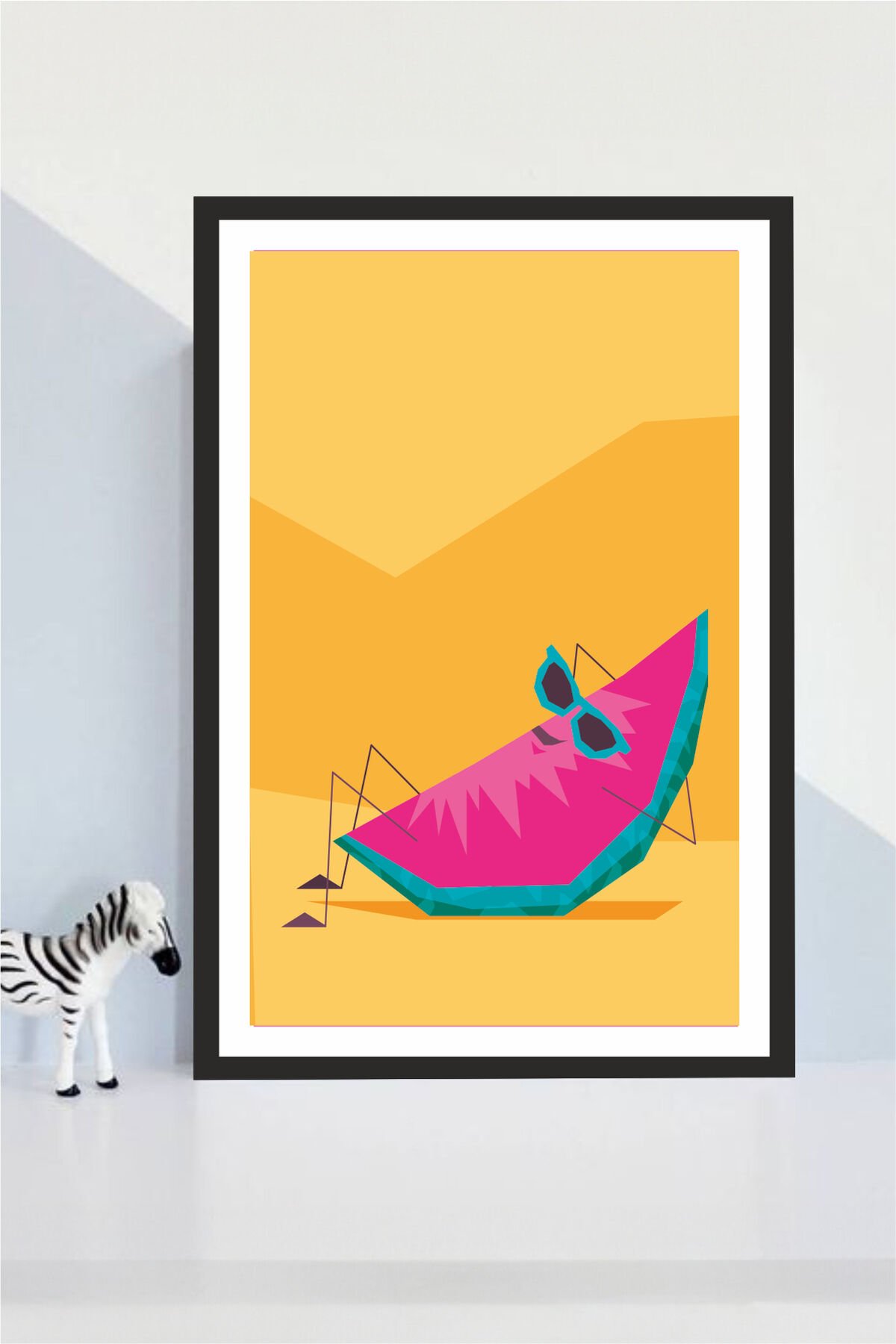 Çocuk Odası Tasarımlı Çerçeve Görünümlü Mdf Tablo