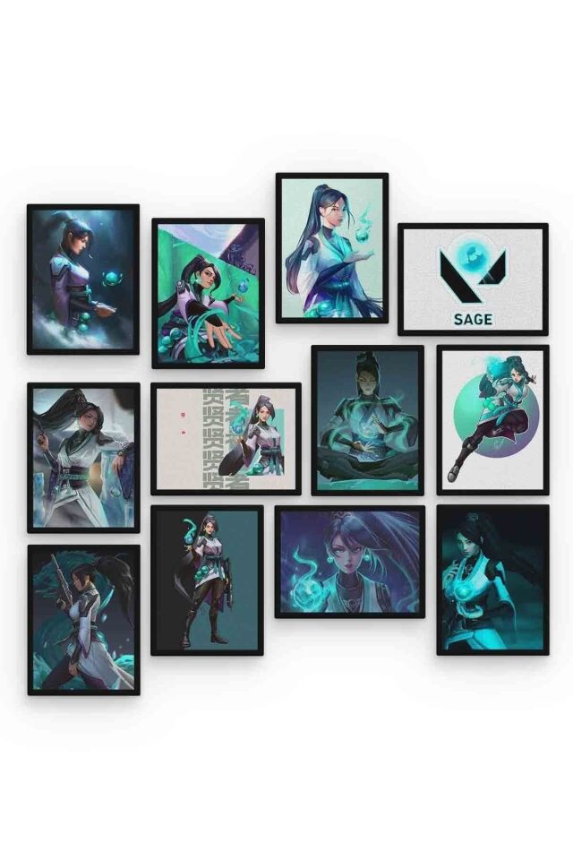 Sage 12 Parça Mdf (ahşap) Tablo Ofis Boyu