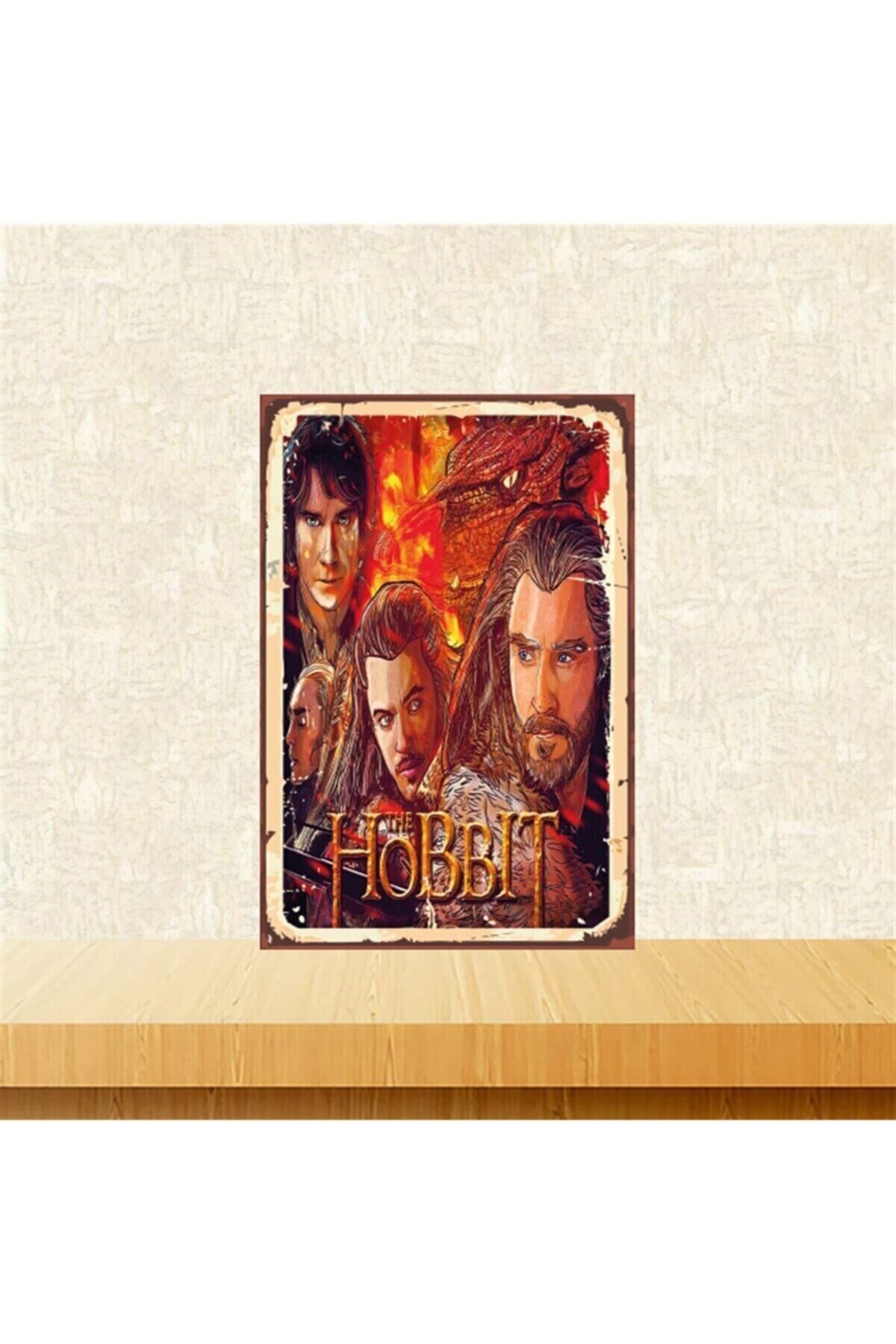 Hobbit 20-30 Cm Retro Ahşap Tablo Tkfx5009