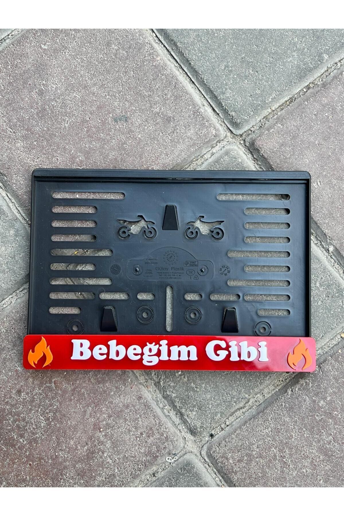 3D KABARTMLI BEBEĞİM GİBİ  PLEKSİ PLAKALIK Uyumlu Siyah