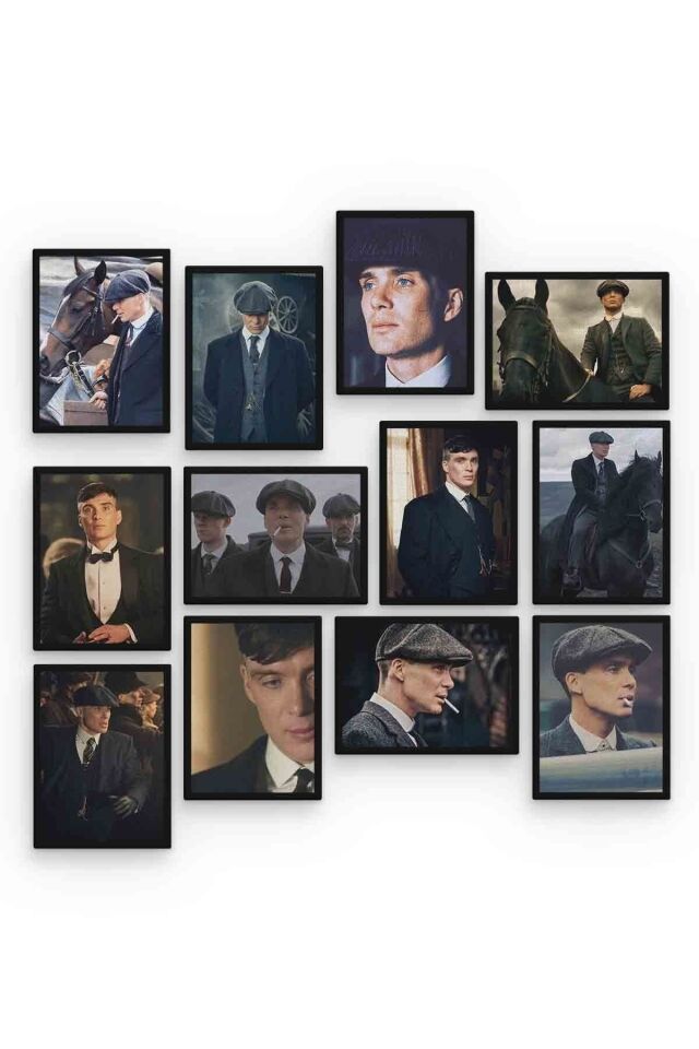 Tom Shelby 12 Parça Mdf (ahşap) Tablo Ofis Boyu