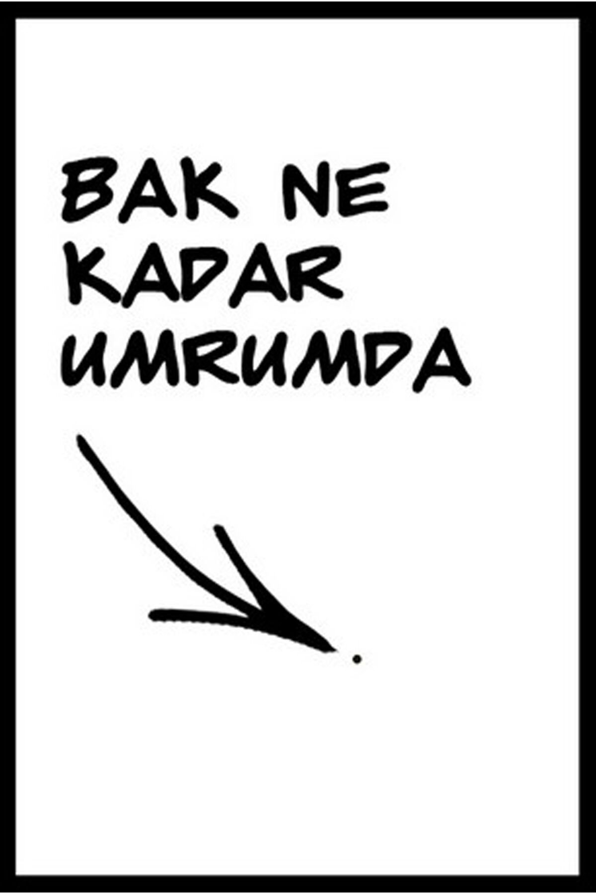 Yazılı Retro Ahşap Poster