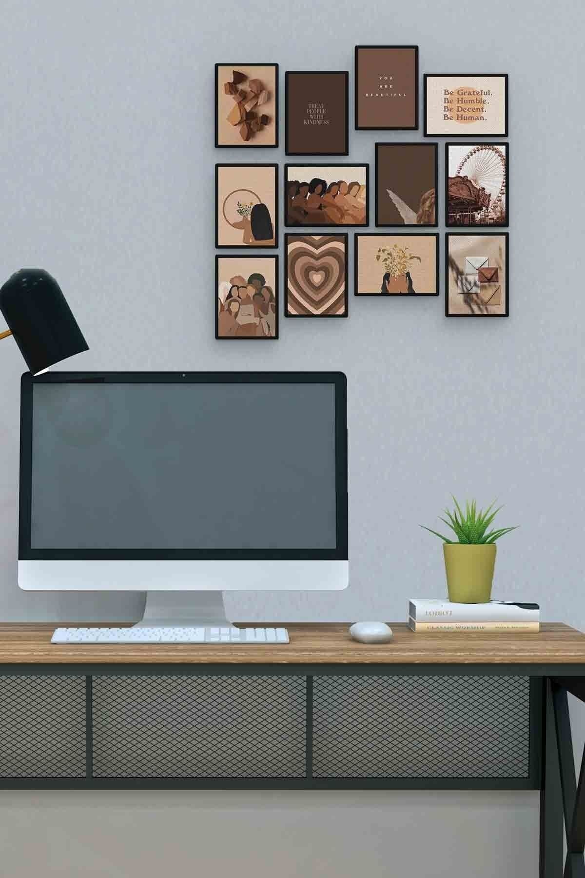 Girls 12 Parça Mdf (ahşap) Tablo Ofis Boyu