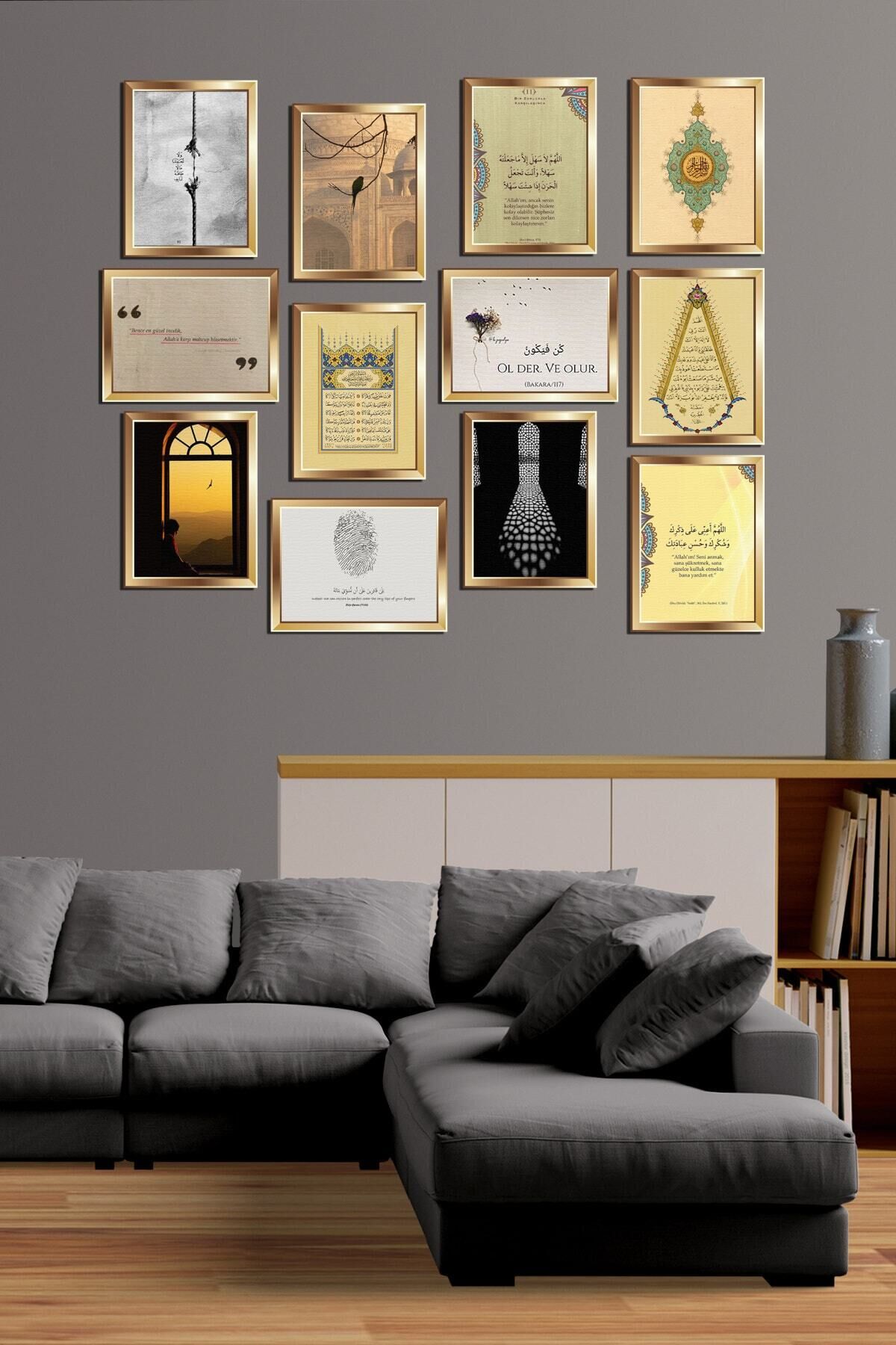 Modern Style 12 Parçalı Mdf Tablo Mck071