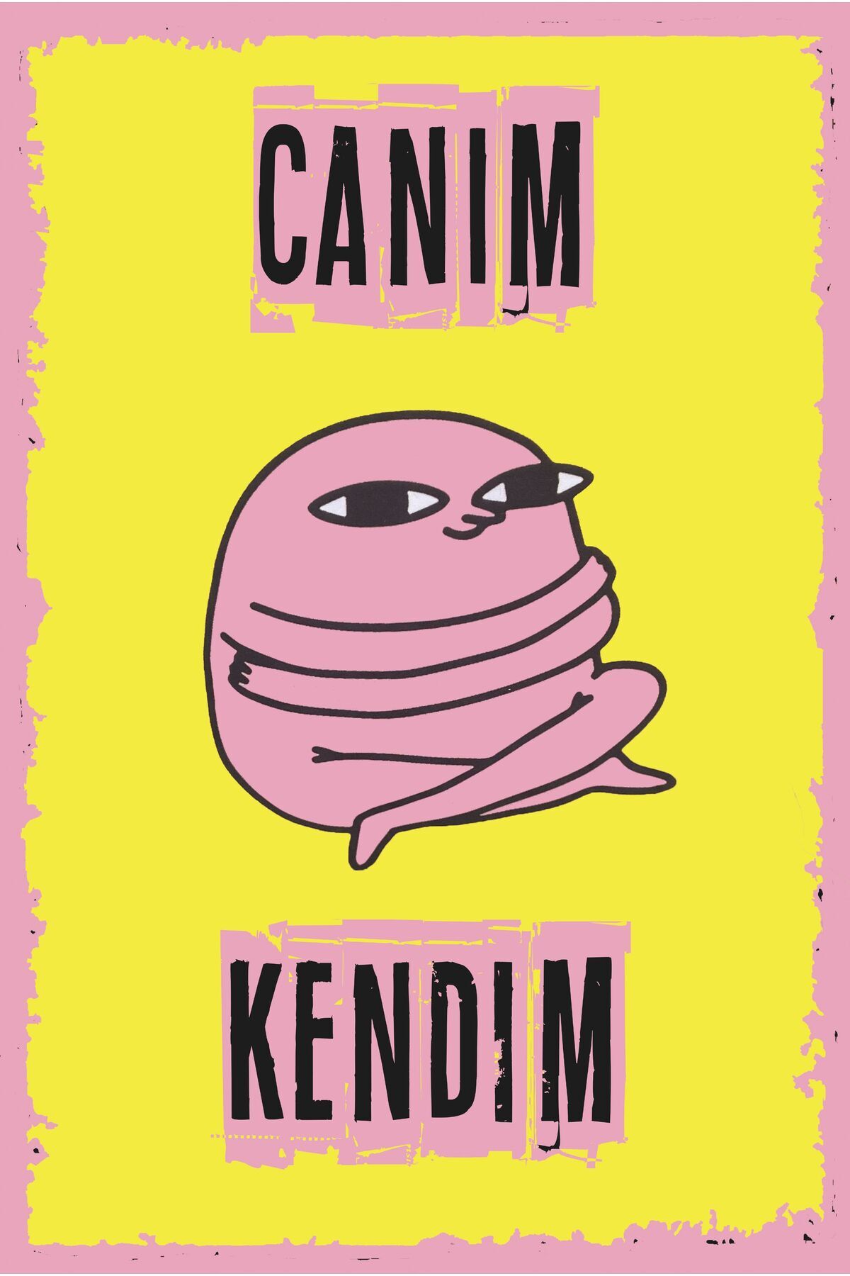 Yazılı Retro Ahşap Poster