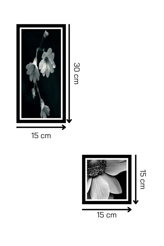 Collage Style 5 Parçalı Mdf Tablo Atf292