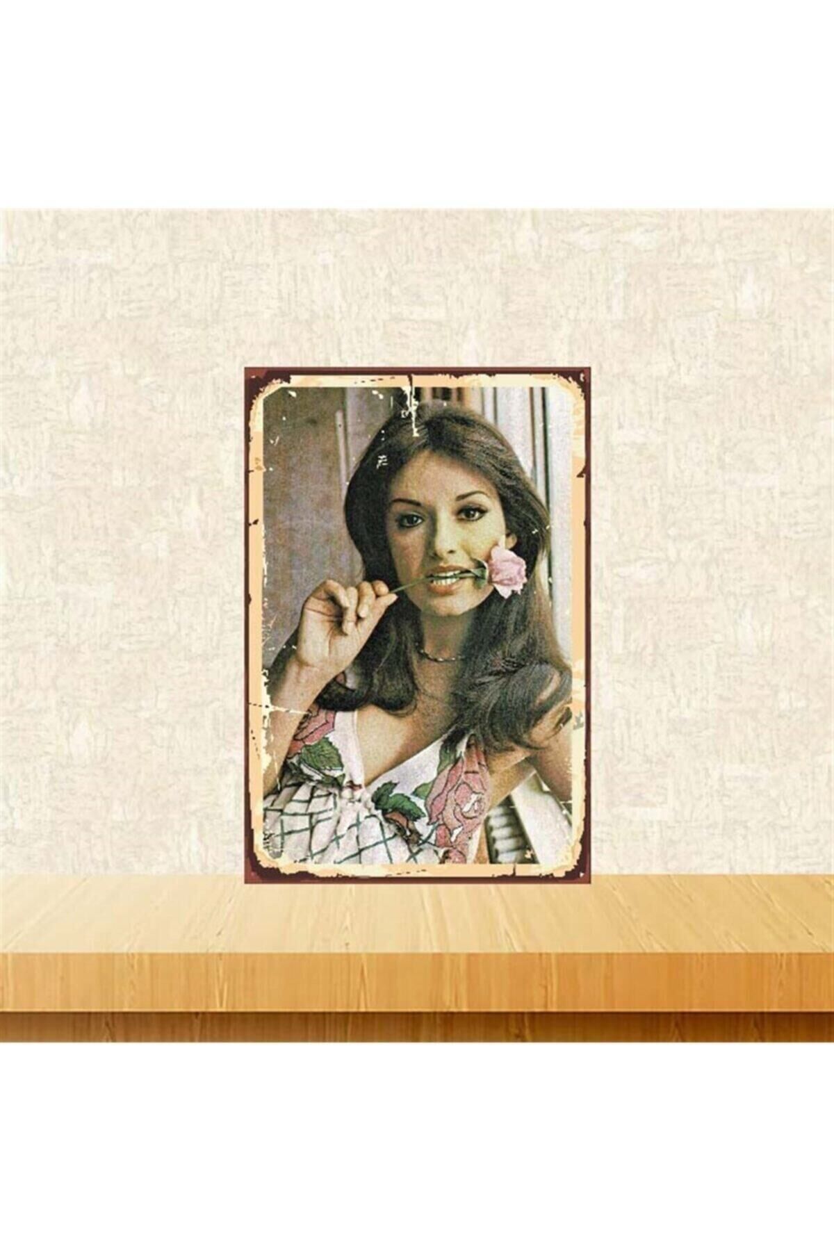 Kahverengi Müjde Ar 20-30 Cm Retro Ahşap Poster Tkfx3758