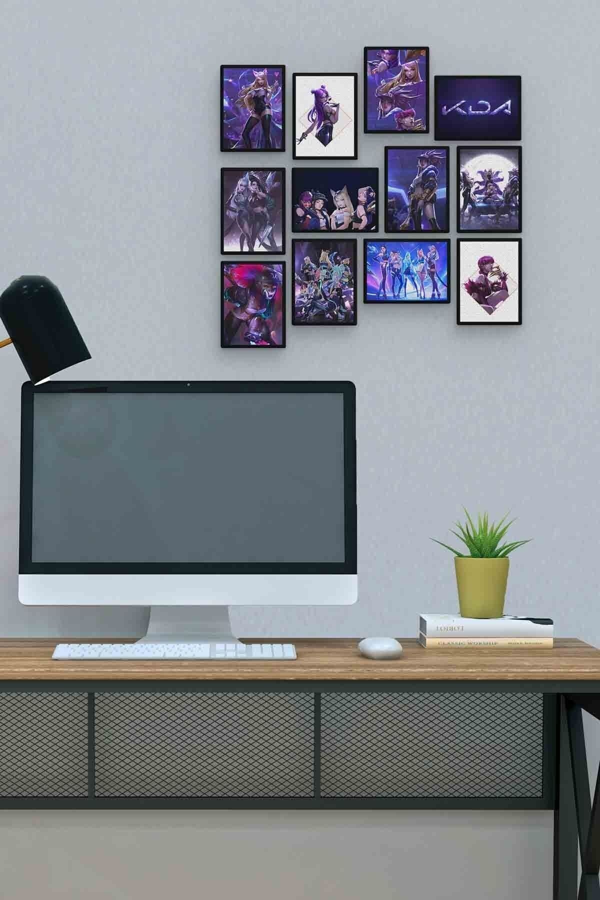 Kda 12 Parça Mdf (ahşap) Tablo Ofis Boyu