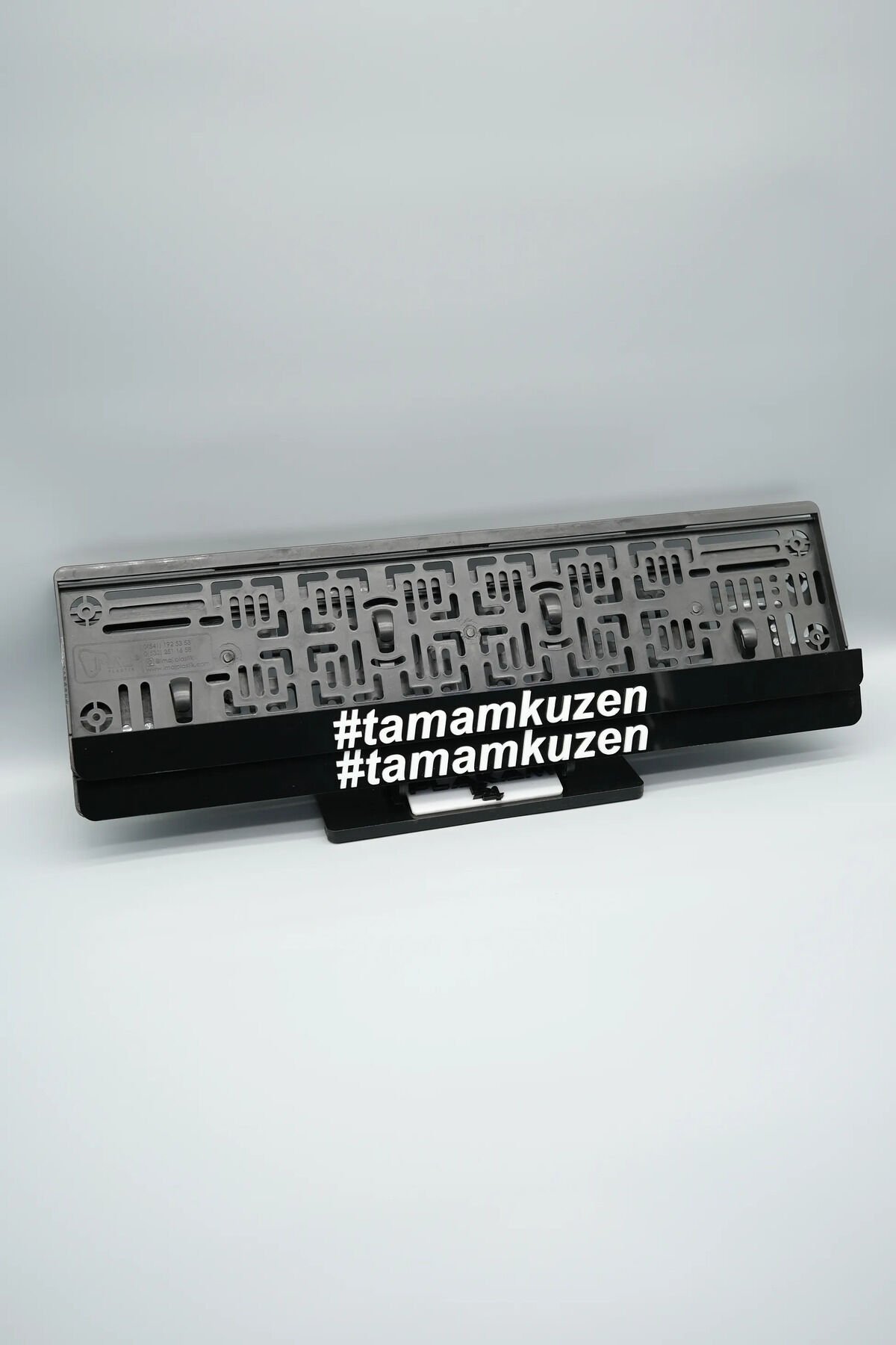 #TAMAMKUZEN 3D KABARTMALI PLEKSİ ARABA PLAKALIĞI