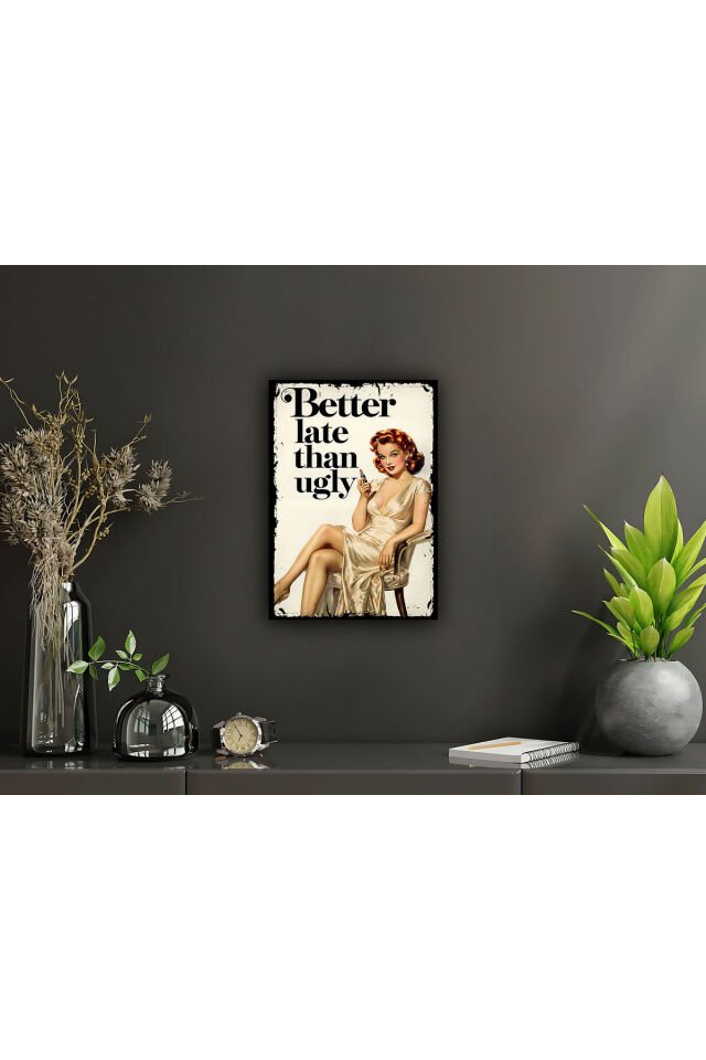 Marilyn Monroe Retro Ahşap Tablo Görselli Poster (20x30)