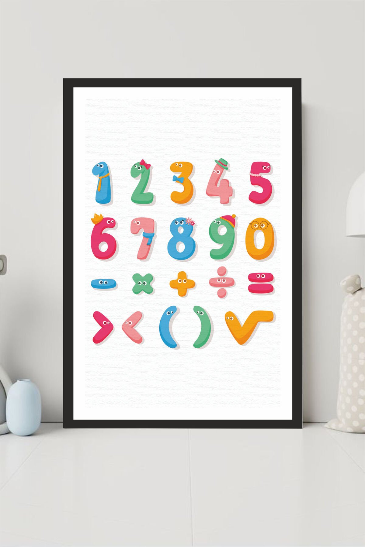 Çocuk Odası Tasarımlı Çerçeve Görünümlü Mdf Tablo