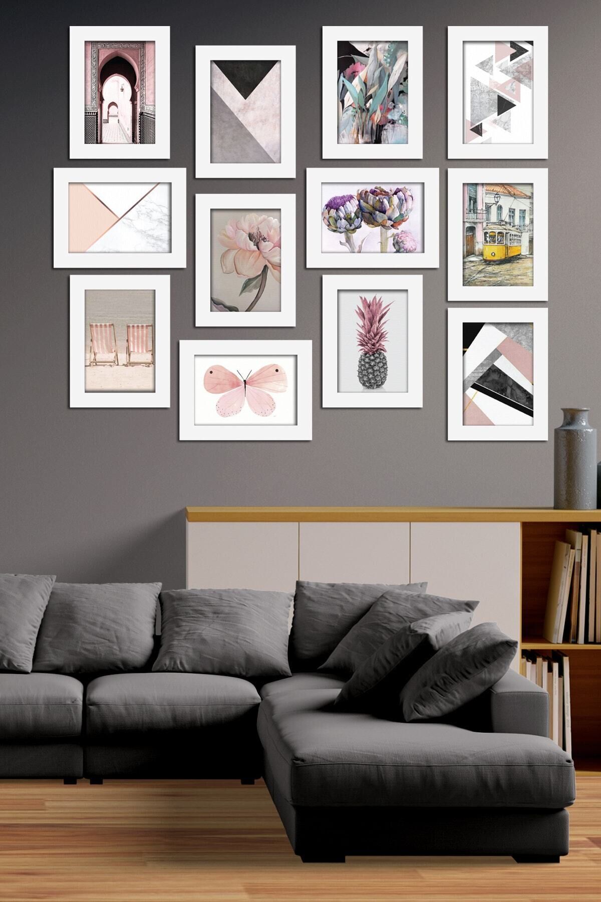 Modern Style 12 Parçalı Mdf Tablo Mck033