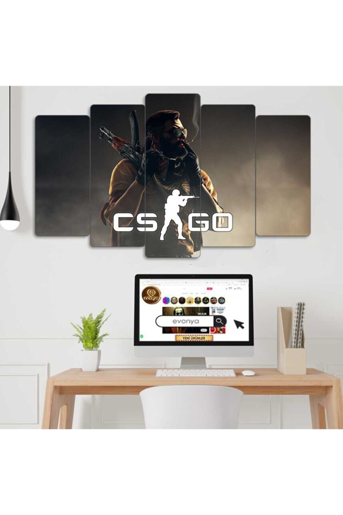 Cs Go Counter Strıke 5 Parçalı Tablo