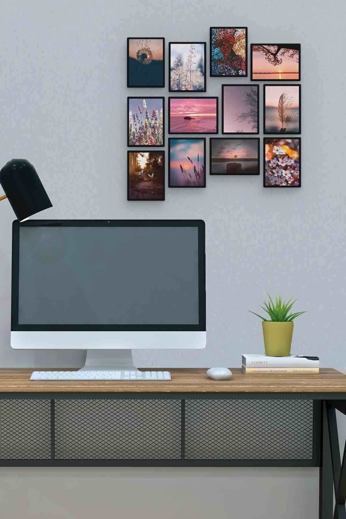 Yaz 12 Parça Mdf (ahşap) Tablo Ofis Boyu