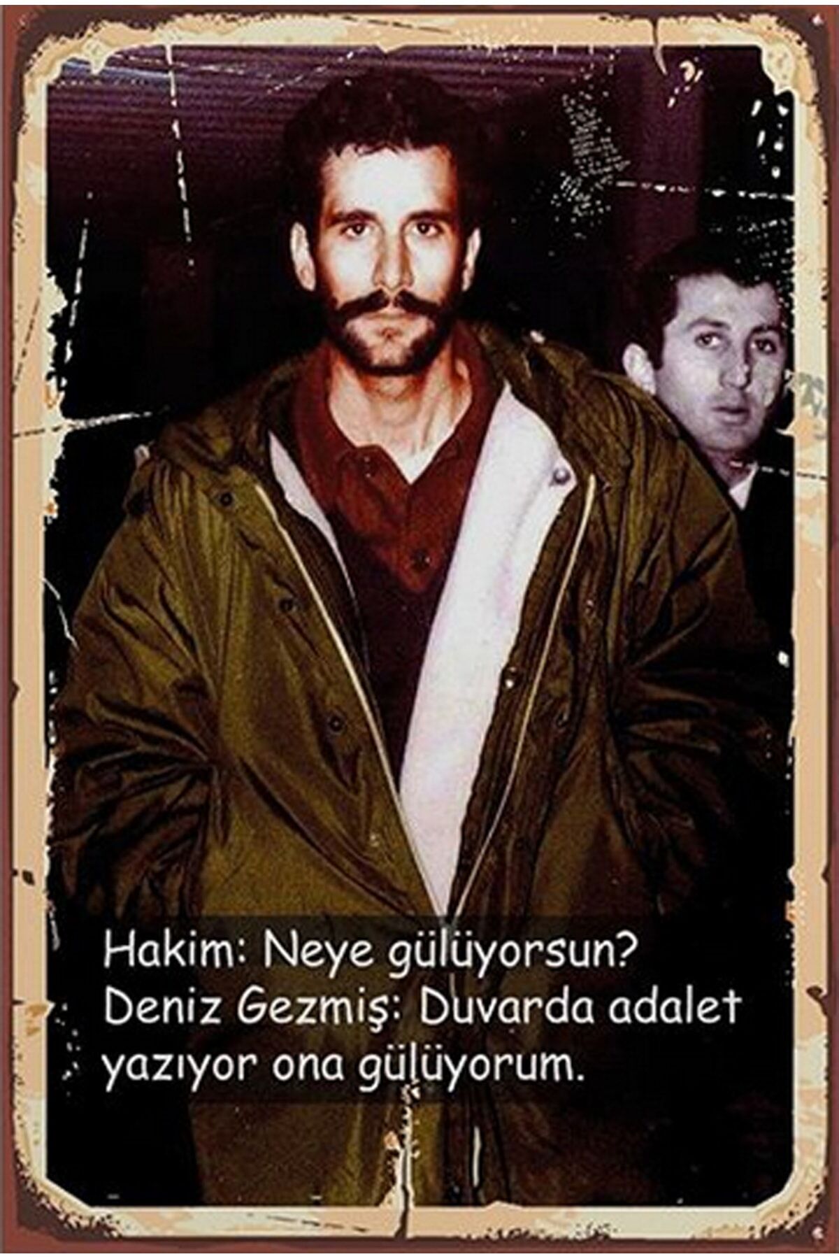 Retro Ahşap Poster