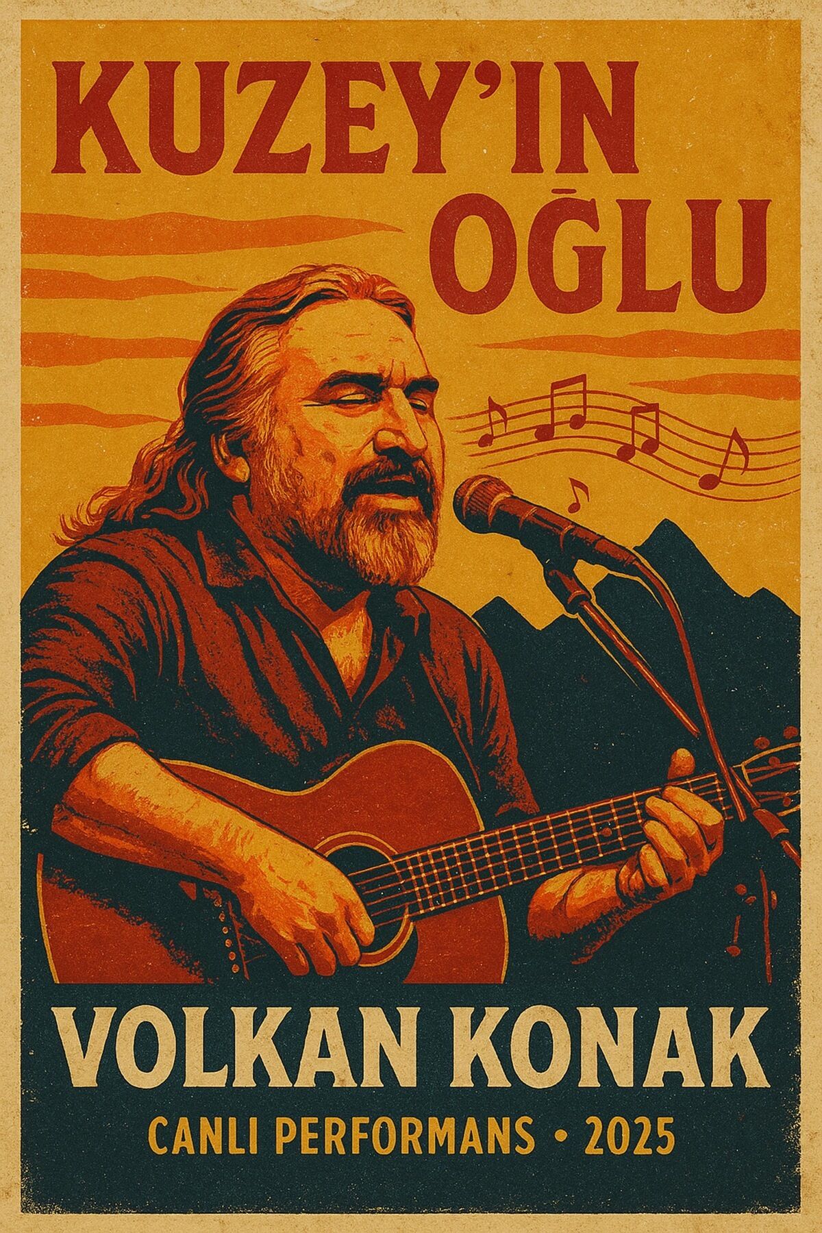 Volkan Konak Retro ahşap poster tablo 20x30 mdf