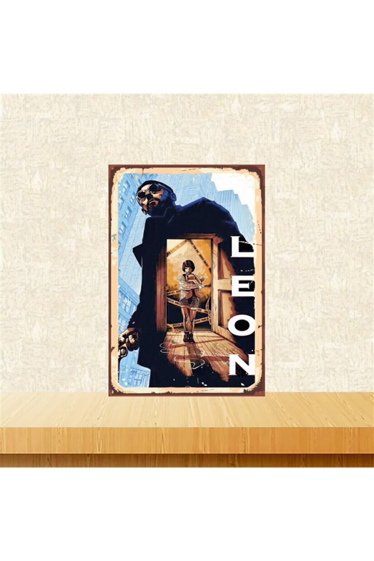 Leon 20-30 Cm Retro Ahşap Tablo Tkfx4995