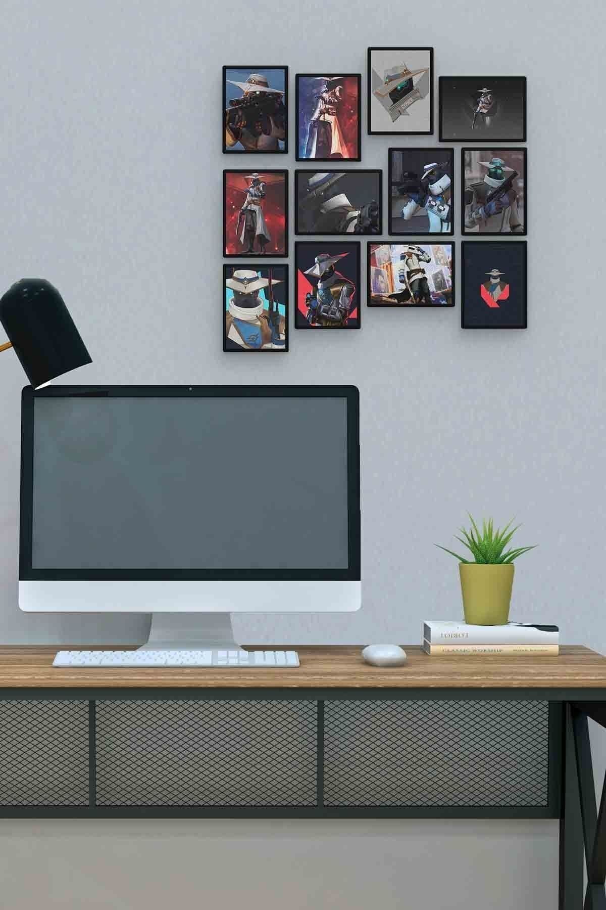 Cypher 12 Parça Mdf (ahşap) Tablo Ofis Boyu