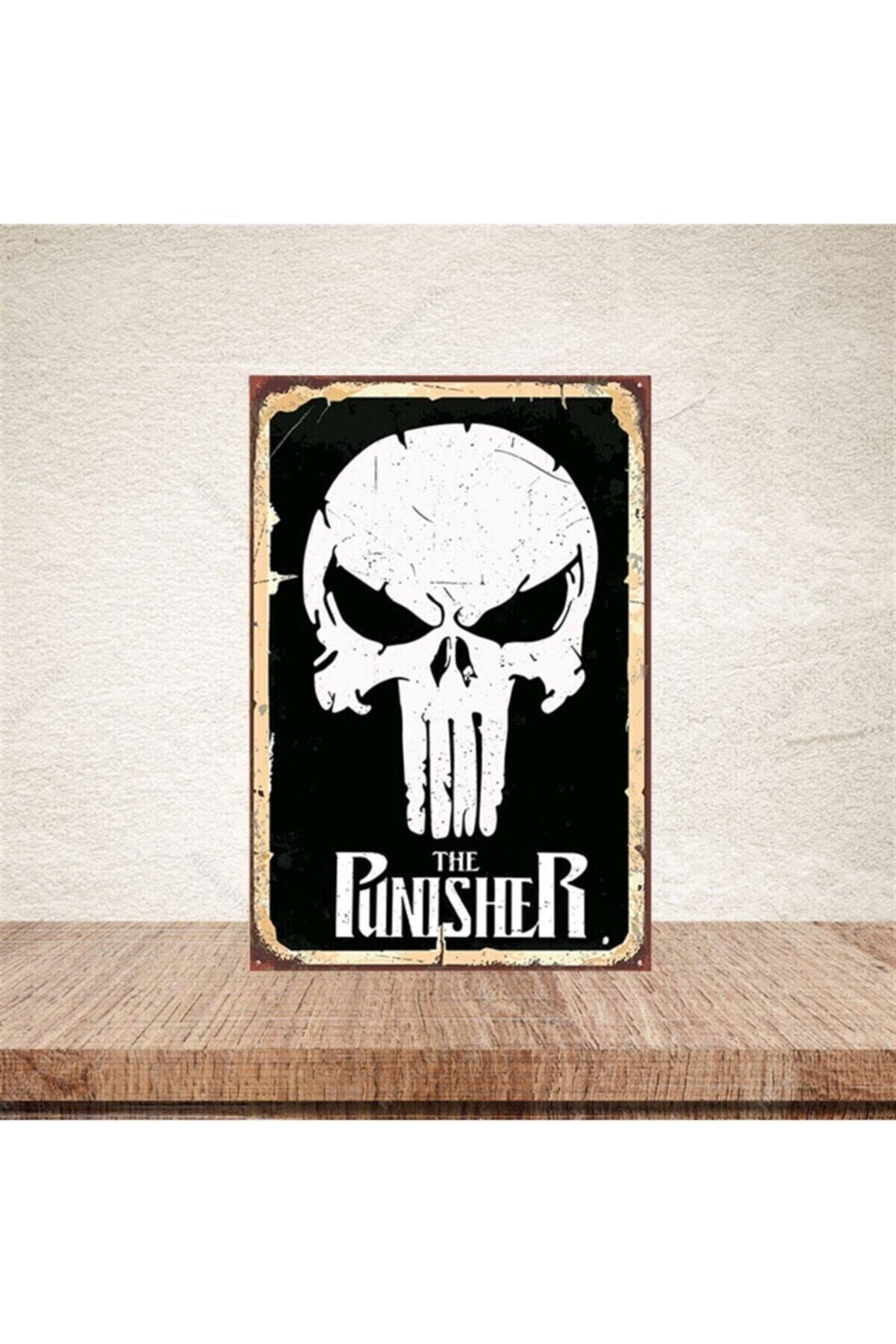 The Punisher 20-30 Cm Retro Ahşap Poster